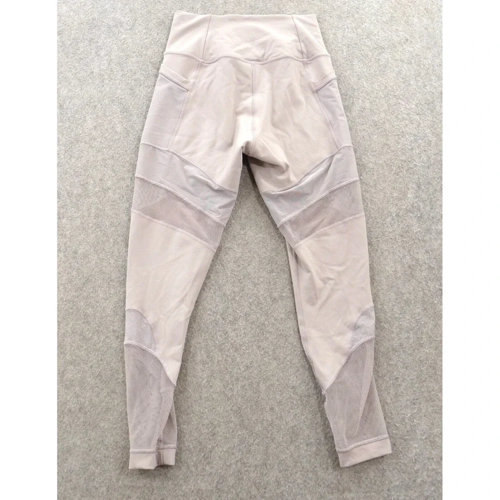 Lululemon Leggings Womens 8 Gray Forget Sweat Active Athleisure Gym Training